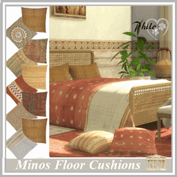 Minos Floor Cushions 🏛️🌿✨ logo