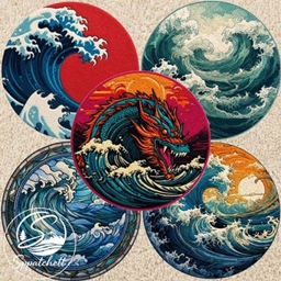 The Tempest Circle Rug Set logo
