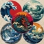 The Tempest Circle Rug Set logo