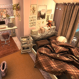 The Nature Nook - Tiny Bedroom - Woodland Nook