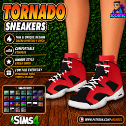 Tornado sneakers by Jochi logo