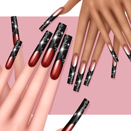 Sparkly French Nails project image