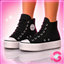 Platform High Top Sneakers (Female) – Chunky Canvas High Tops, Y2K Casual Style logo