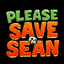 Please save Sean logo