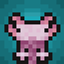 Cute Axolotl Totem logo