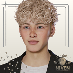 Niven Hair 78 - Broccoli Hair (Males) logo