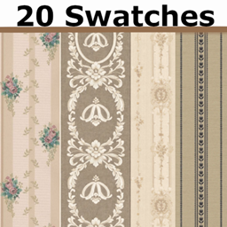 elegant vintage style brown wallpaper logo