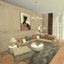Cozy luxurios living room logo