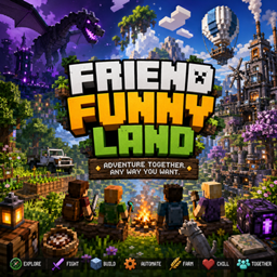 Friend Land Funny logo