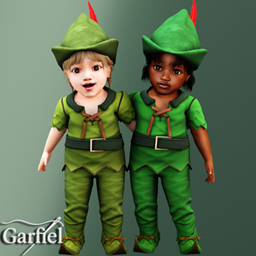 Infant - Playful Peter Pan inspired woodland adventure outfit logo