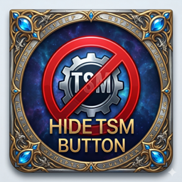 Hide TradeSkillMaster Button logo