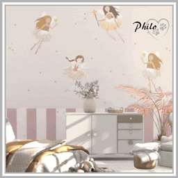 Little Fairies and Stripes Wallpaper 🧚‍♀️✨🪄 logo