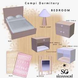 SG_ Compi Dormitory bedroom set and pet project image