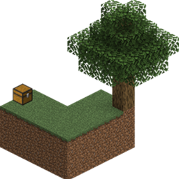 a very good skyblock  logo