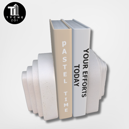 Minimal books with holder logo