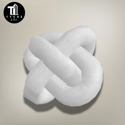 Chain Link Knot Sculpture logo