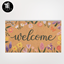 Hello spring doormat logo