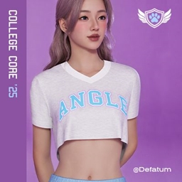 The Halo Club - “ANGEL” (Heather Light Grey Top) logo
