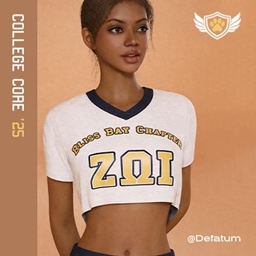 Bliss Bay Chapter ZΩI - Daylight Legacy (Ivory Top) logo
