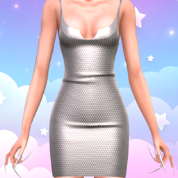 Under The Light Of Sequins Dress logo