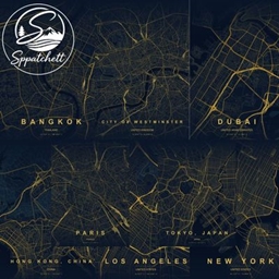 Mapped Cities Poster Pack logo