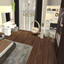 Modern luxurious bedroom logo