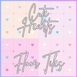 Cute Kawaii Hearts - Floor Tiles logo