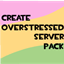 Create OverStresed SERVER PACK logo