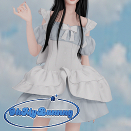 BLUE BLUSH DRESS project image