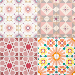Aurora Mosaic Quartet - 4 Pack Tiles logo