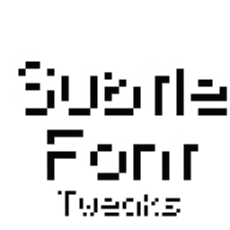Subtle Font Tweaks project image