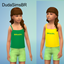 DudaSimsBR – Brasil Kids Tank Top 🇧🇷 logo