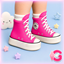 Platform High Top Sneakers (Toddler) – Chunky Canvas High Tops, Y2K Casual Style logo