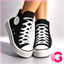 Platform High Top Sneakers (Male) – Chunky Canvas High Tops, Y2K Casual Style logo