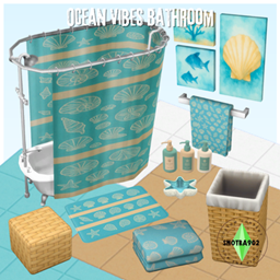 Ocean Vibes Bathroom