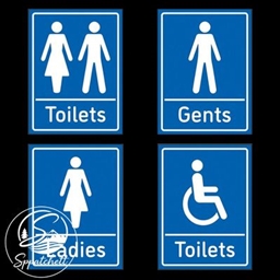 Basic Restroom signs logo