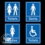 Basic Restroom signs logo