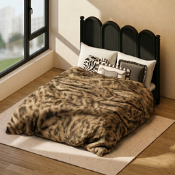 StudioBakery Luxe Fur Bed Brown logo
