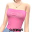 Rhinestone Tube Top logo