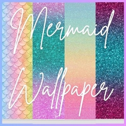 Mermaid Dreams - Mermaid Holographic - Mermaid Glitter Wallpaper logo