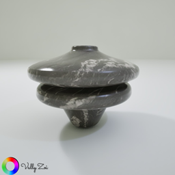 Marble Look Sculptural Vase  logo