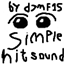Simple hit sound logo
