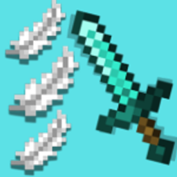 Sword block fall damages logo