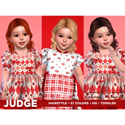Casual Sims - Judge Hairstyle (Ear showing) - Toddlers project image