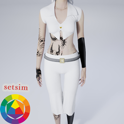 Setsim top and pants set #2 logo