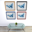Watercolor Blue Whale Wall Art (Pastel Ocean Whale Collection) logo
