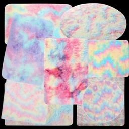 Fluffy Rainbow Unicorn - Fluffy Rug Set logo