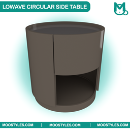 LoWave Circular Side Table logo