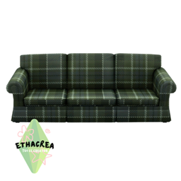 Plaid Sofa