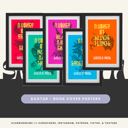 Book Cover Posters - Romantasy logo